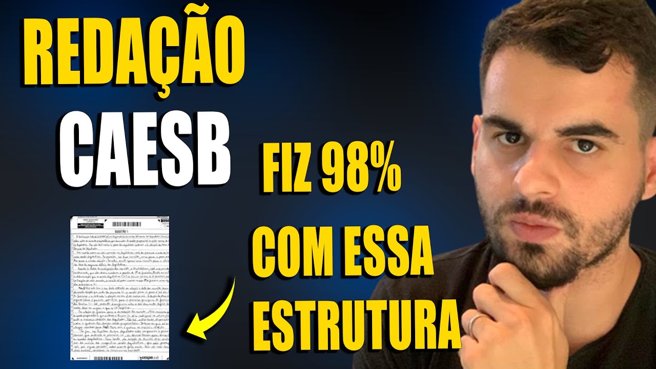 Redação CAESB: 7 Passos Para Gabaritar