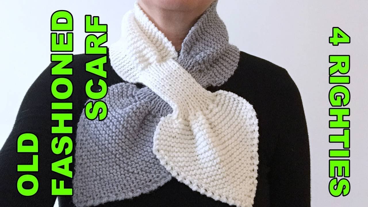 My Mom's Old Fashioned Scarf - 4 RIGHTIES