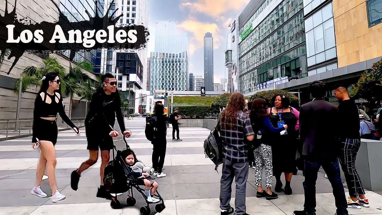 Walking Tour of South Park District in Downtown Los Angeles - California - USA | Guide | LA Live