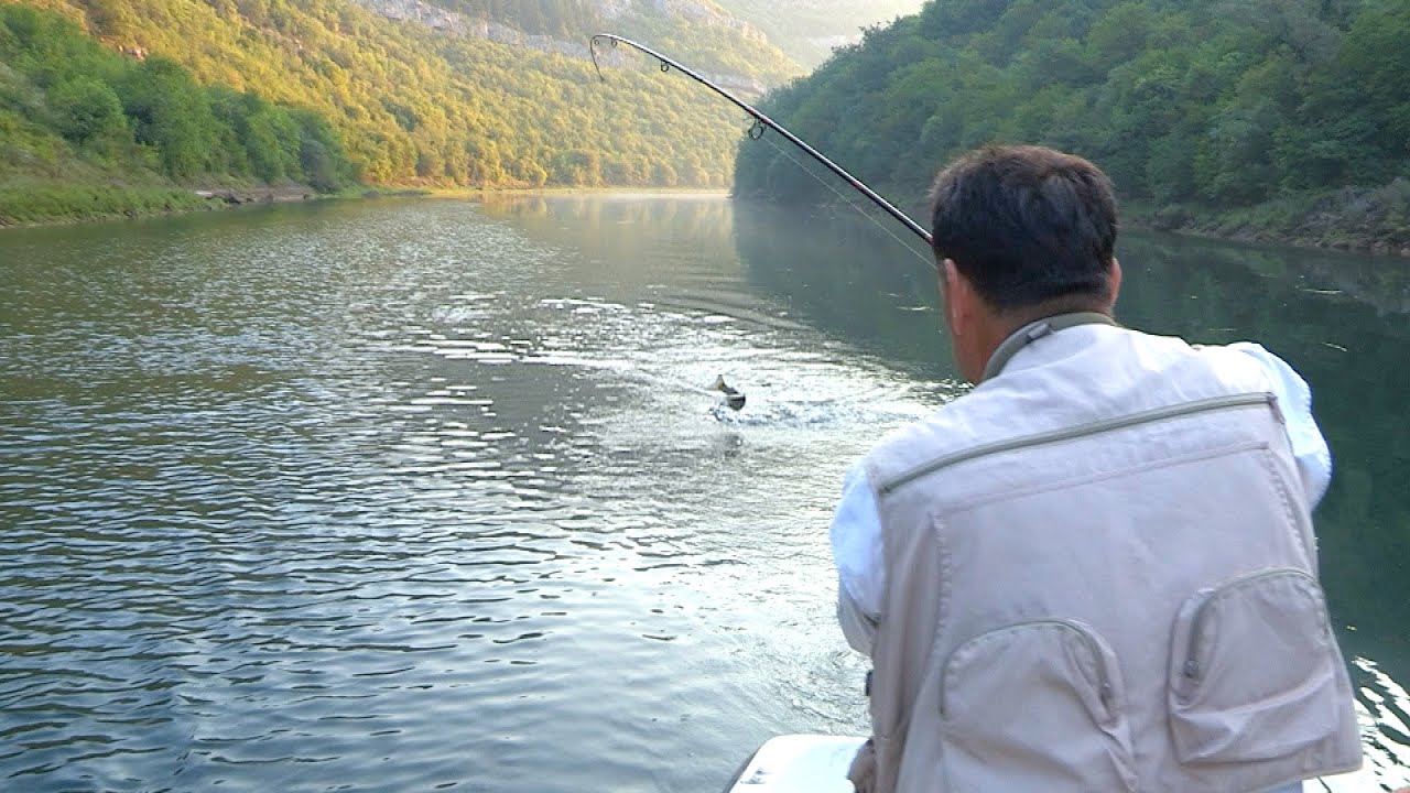 Pecanje pastrmke na reci Trebišnjici - Akumulacija Gorica I deo - BiH | Fishing trout