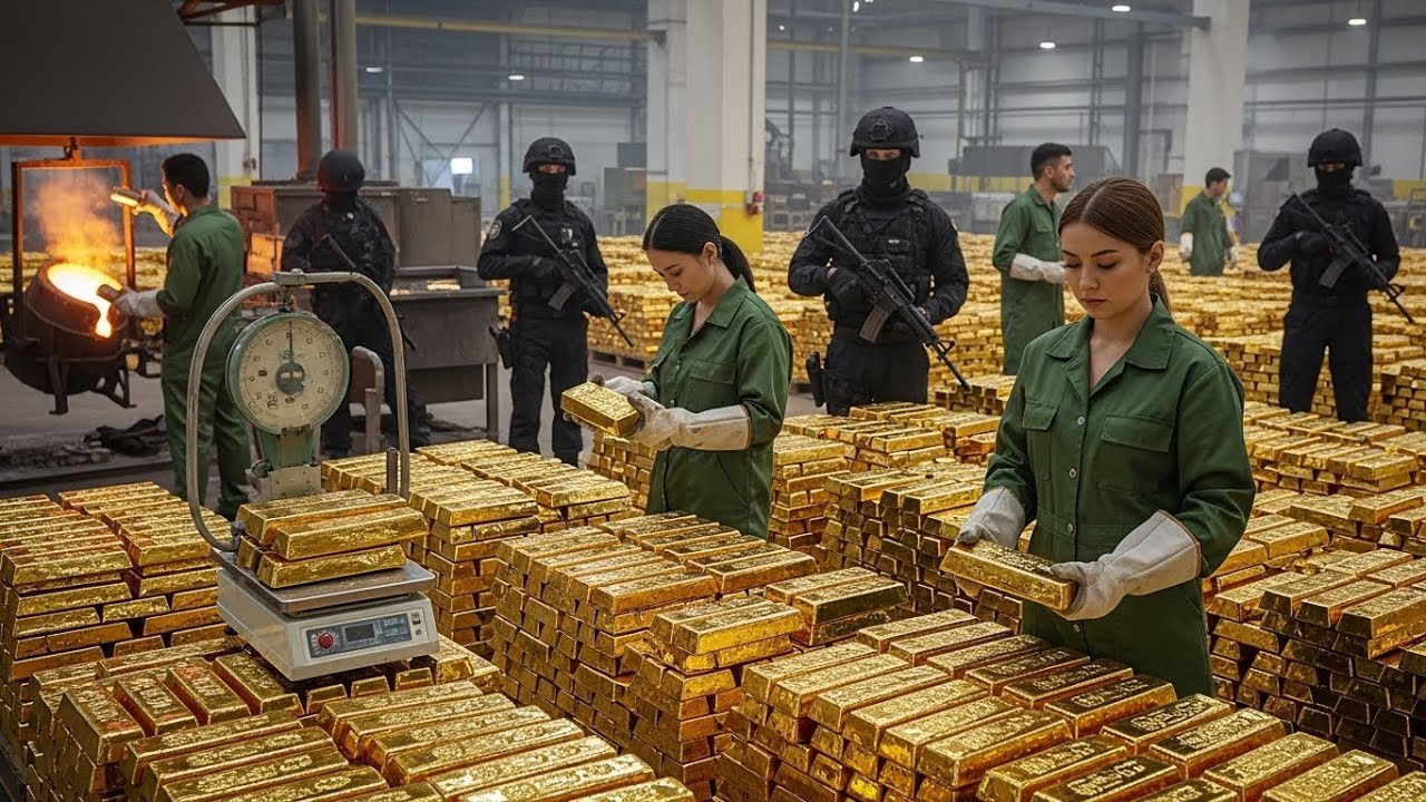Making $1,000,000 Gold Bars | Inside the Factory Process