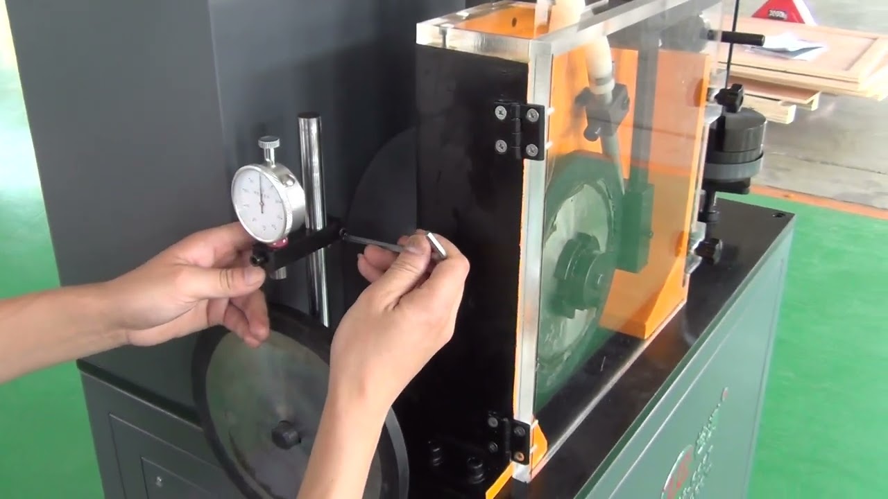 LGM 130 Dry Sand Rubber Wheel Abrasion Testing Machine