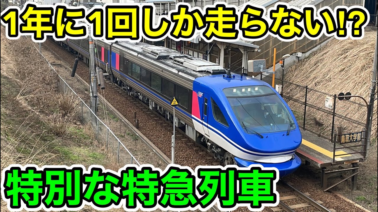 【1年で1日しか運転しない⁉︎】特別な特急列車を乗り通してみた