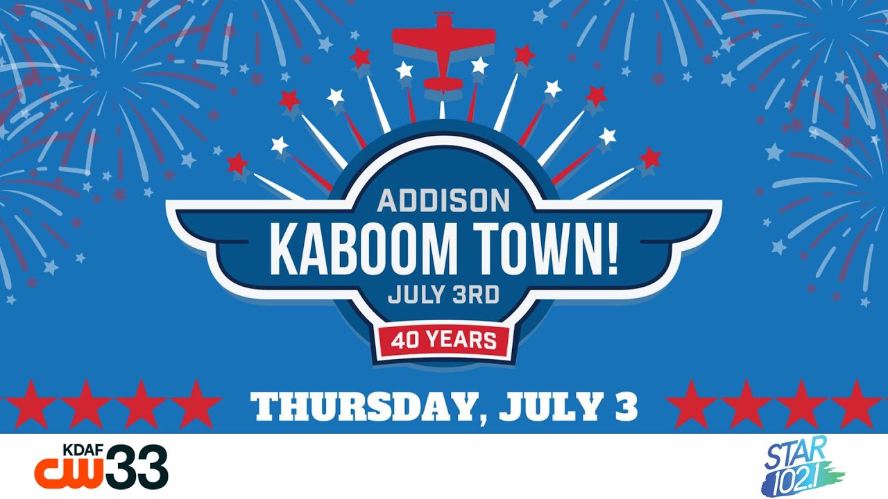 Addison Kaboom Town! 40th Anniversary