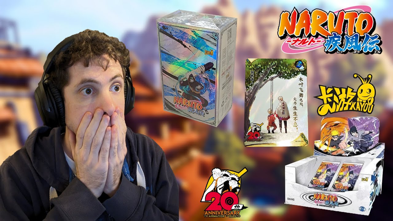 Ouverture Cartes Naruto Kayou ! display 20ans
