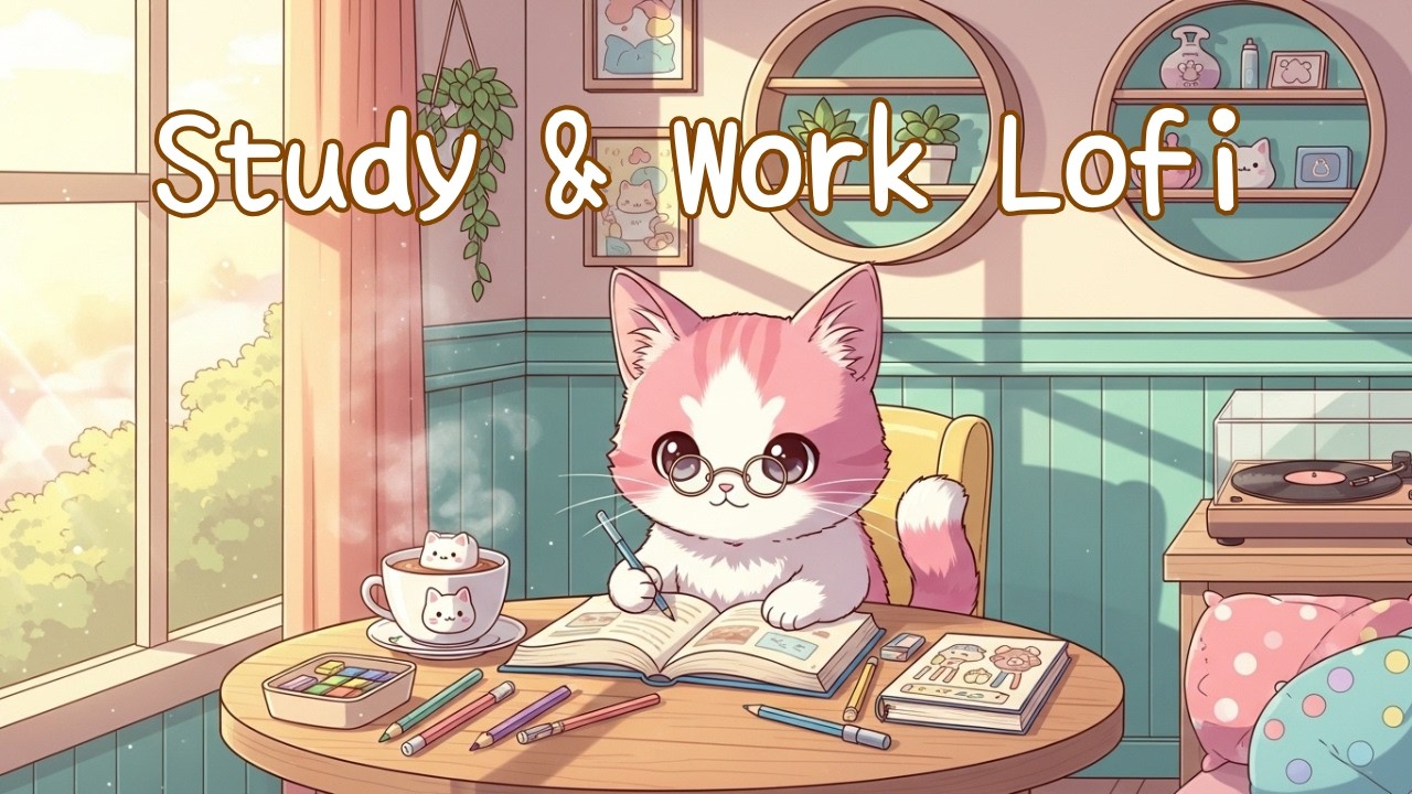 Lofi Music for Studying, Working & Deep Focus with Sakura | Cozy Cafe Coworking