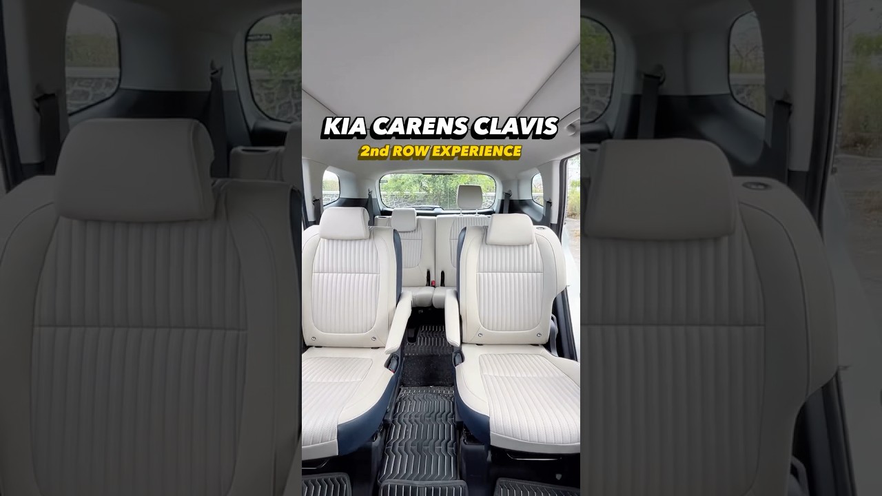 2nd ROW EXPERIENCE on KIA CLAVIS!