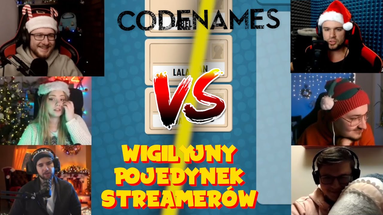 WIELKI ŚWIĄTECZNY POJEDYNEK STREAMERÓW W TAJNIACY | CODENAMES