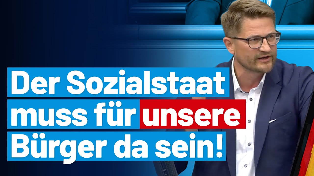 Der Sozialstaat muss für unsere Bürger da sein! - René Springer - AfD-Fraktion im Bundestag