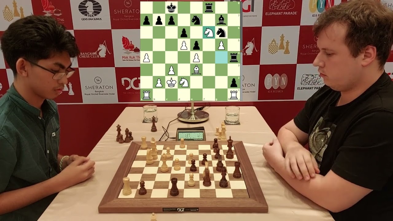 Grandmaster Trolls His Young Opponent! | FM Arca vs GM Bernadskiy | Bangkok Blitz 2025