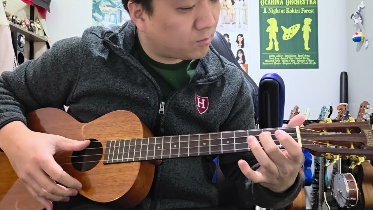 Baritone Ukulele tuned octave GCEA