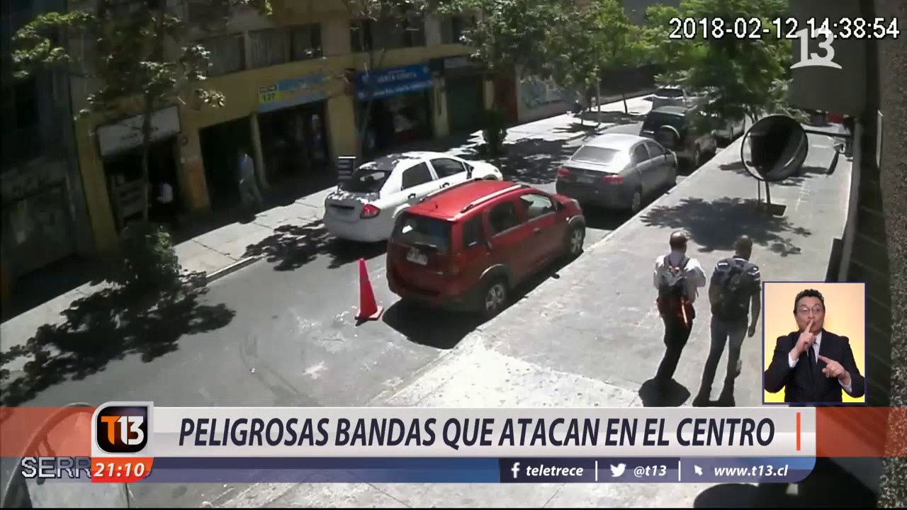 Así operan las peligrosas bandas que atacan en el centro de Santiago