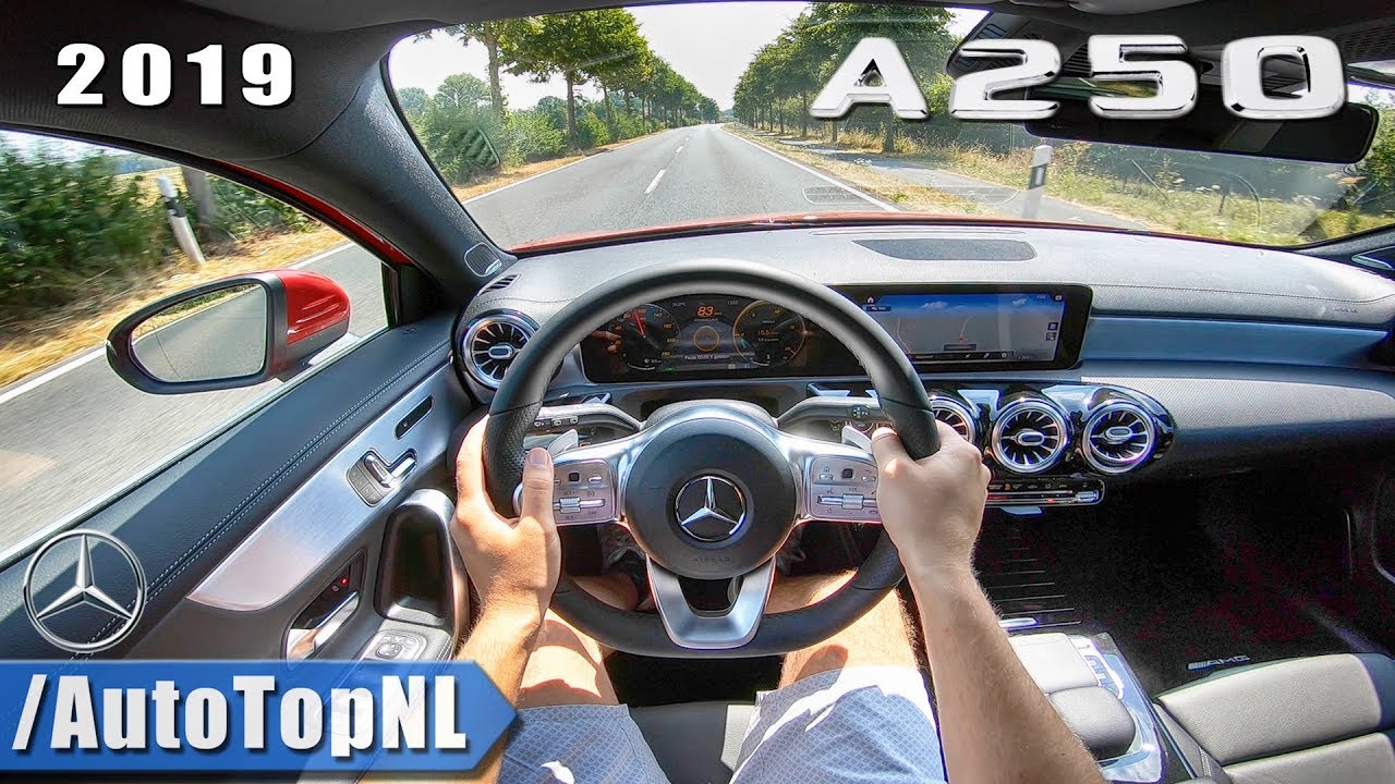 2019 Mercedes Benz A Class AMG Line A250 2.0T 224HP | POV Test Drive by AutoTopNL