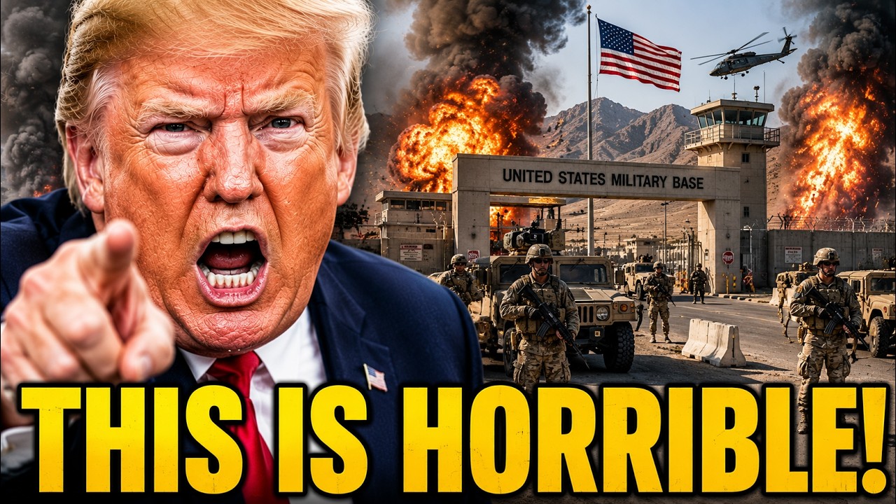 Иран АТАКУЕТ военную базу США... Трамп обещает ОТОМСТИТЬ!!