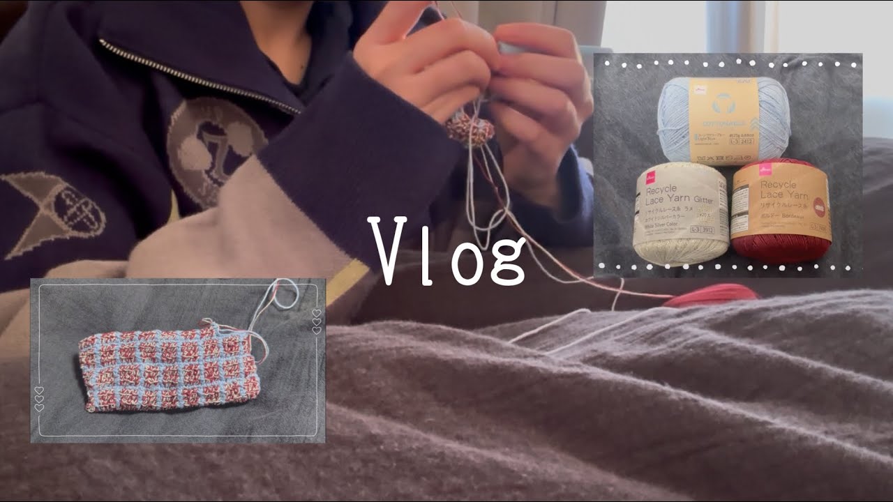 【編み物Vlog】障害年金申請できない…￤編み物しながら考え事
