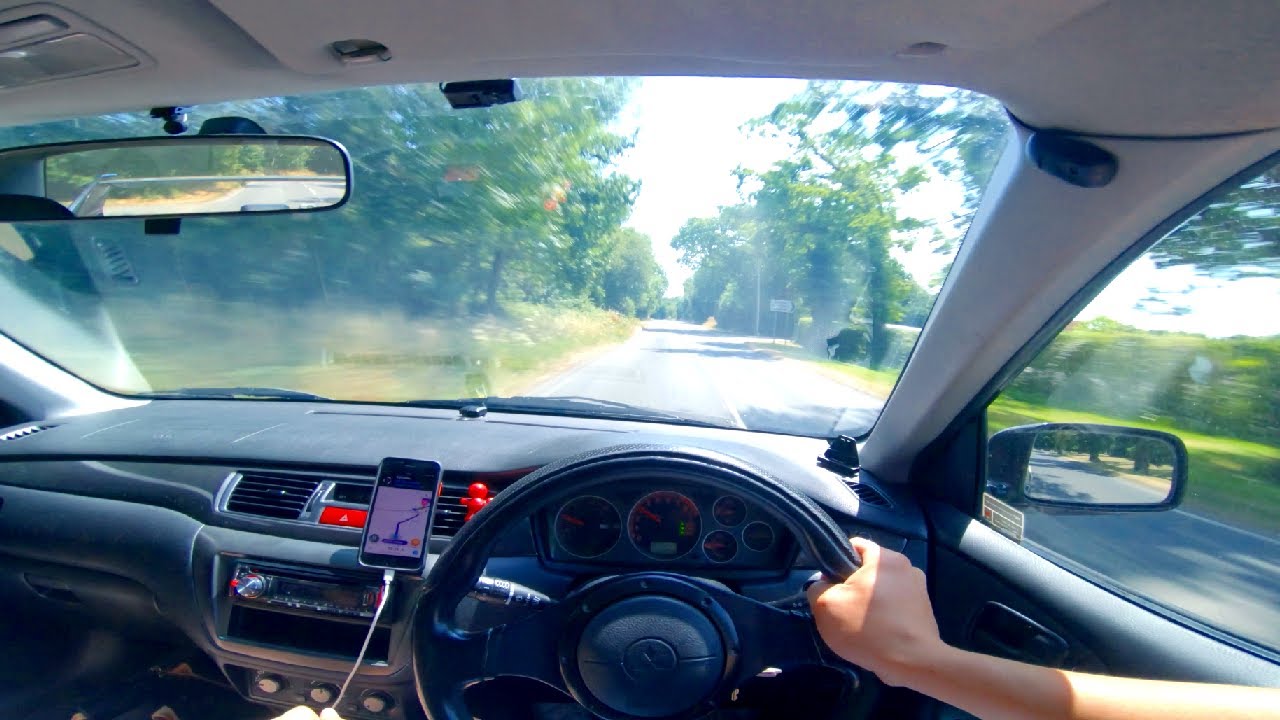POV DRIVE - Mitsubishi Evo 9 FQ340 in the English countryside [4K]