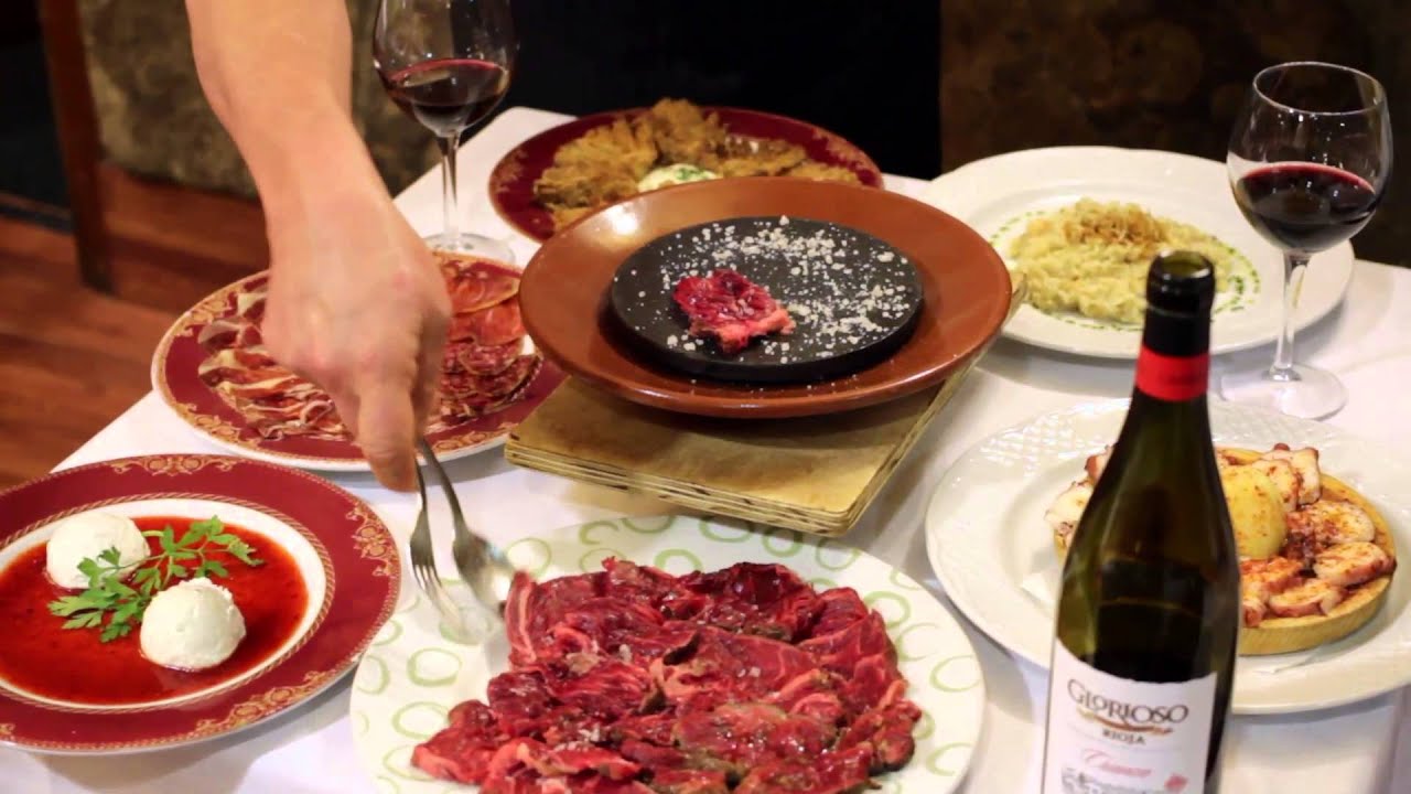 Carne a la piedra en El Jam&oacute;n y Churrasco. &iexcl;Comer en Madrid!