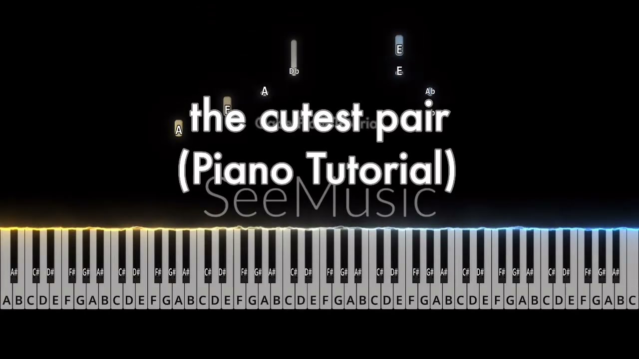 the cutest pair - Regina Song | Piano Tutorial Gabe