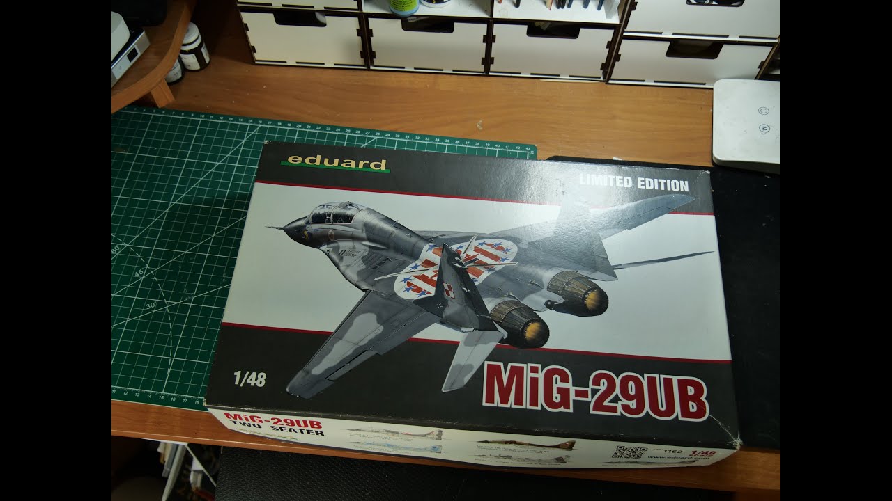 1/48 Eduard Unboxing Mig 29 UB model dwukabinowy po Polsku