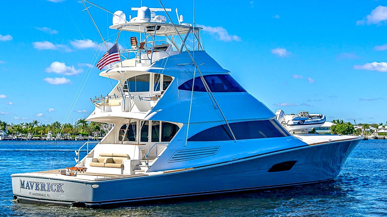 $9.5 Million Superyacht Tour : 2018 Viking 92 Skybridge