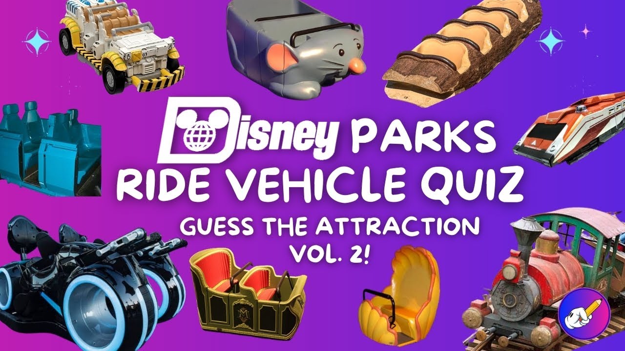 Disney Parks Ride Vehicle Quiz: Guess The Attraction: Volume 2! 50 Trivia Questions | TheDizQuiz