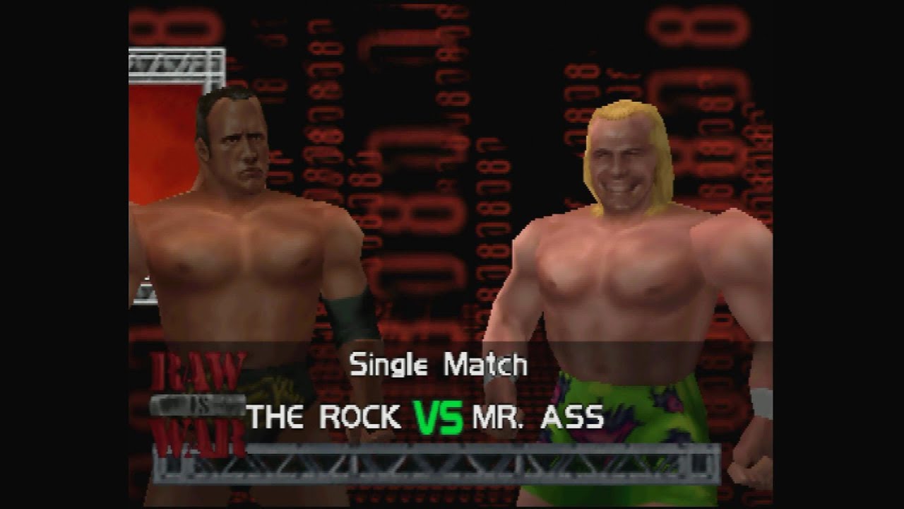 WWF No Mercy Plus V3 - The Rock vs. Billy Gunn (N64)
