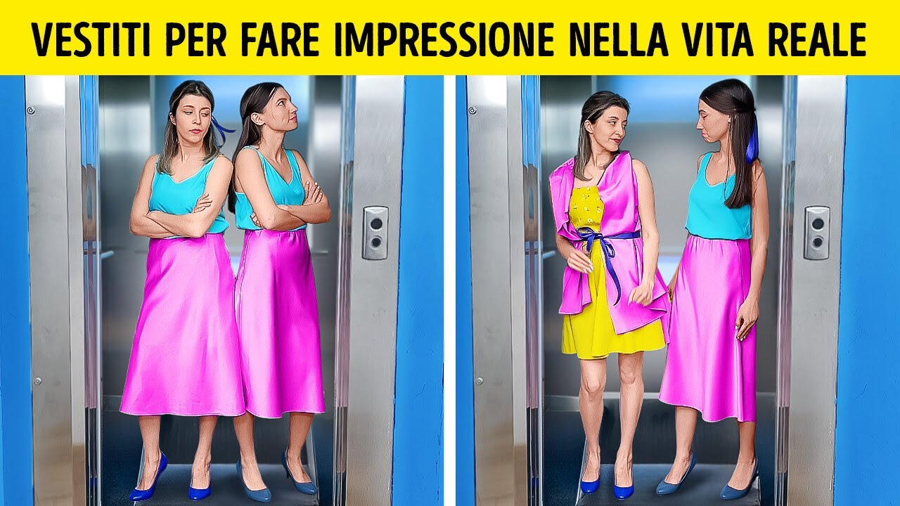 👗 VESTITI PER FARE SPLENDORE! Trucchi geniali per vestirti che vorrai provare ✨👠