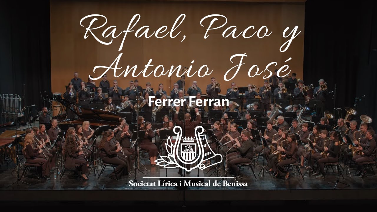Rafael Paco y Antonio José (Ferrer Ferran)  - Banda de Benissa - Direcció: David Doménech Lluch