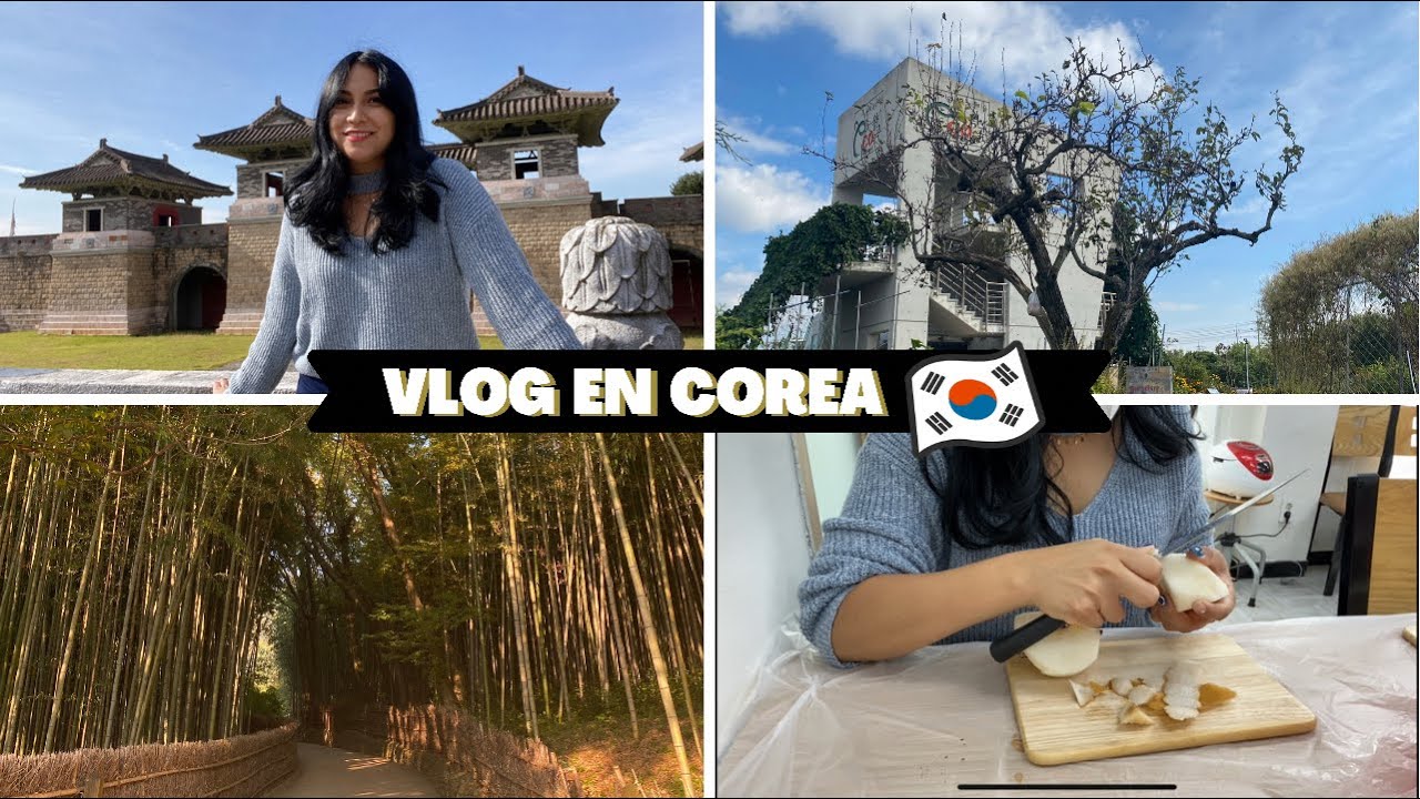 Vlog- Acompa&ntilde;ame a conocer &aacute;reas RURALES de COREA! 👩🏻&zwj;🌾 Hice m&eacute;rmelada 🍐| D&Iacute;A 1 en NAJU
