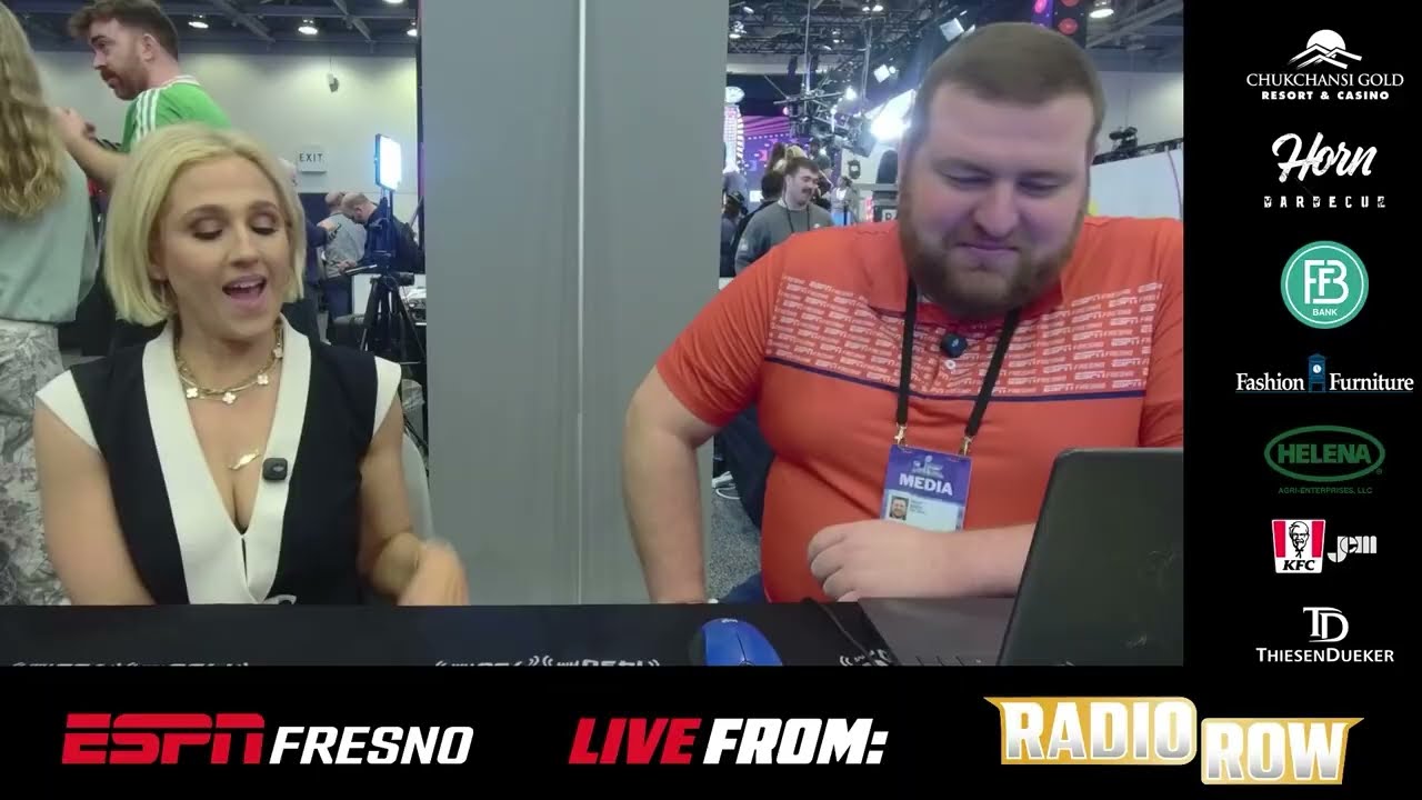 Tracy Sandler Radio Row Interview at Super Bowl 60