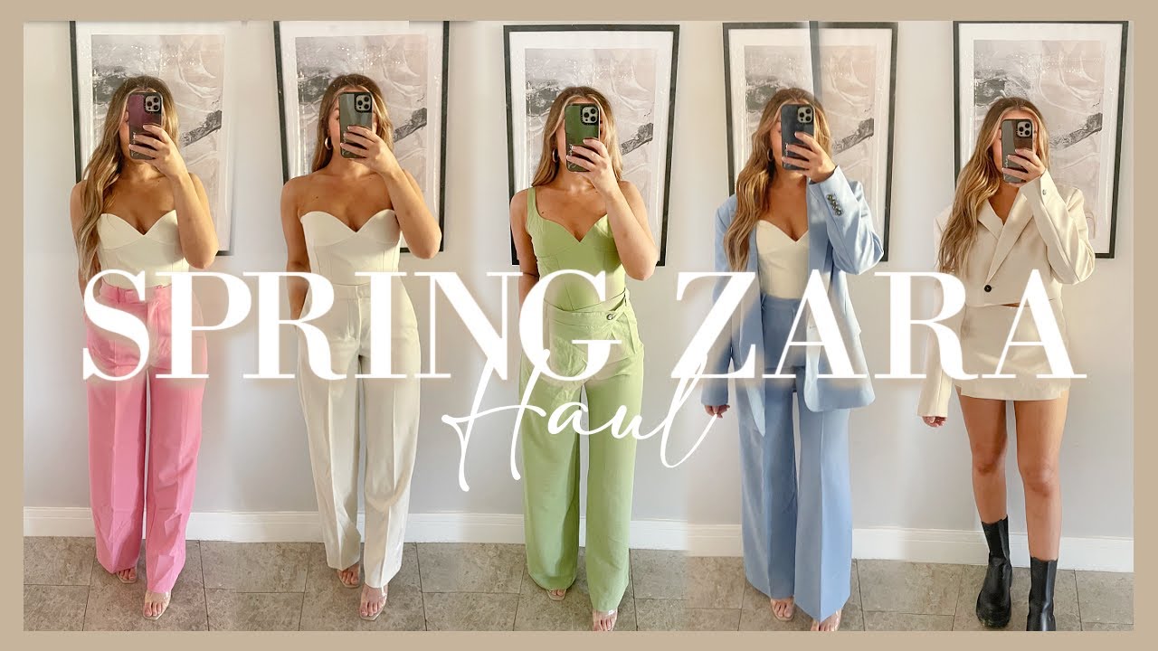 HUGE ZARA HAUL & TRY-ON : New in Spring 2022!