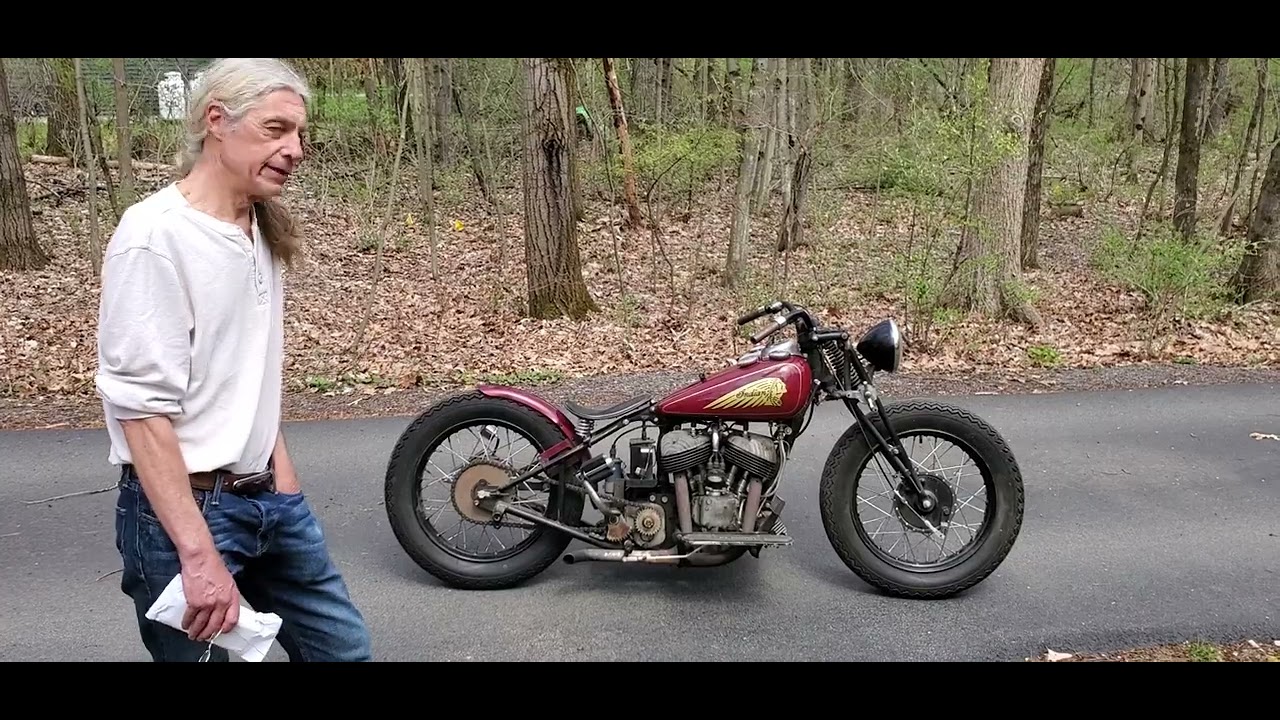 Barnfind Motorcycle Bobber!  Mix & Match 1939 Indian Sport Scout  Antique Vintage Classic