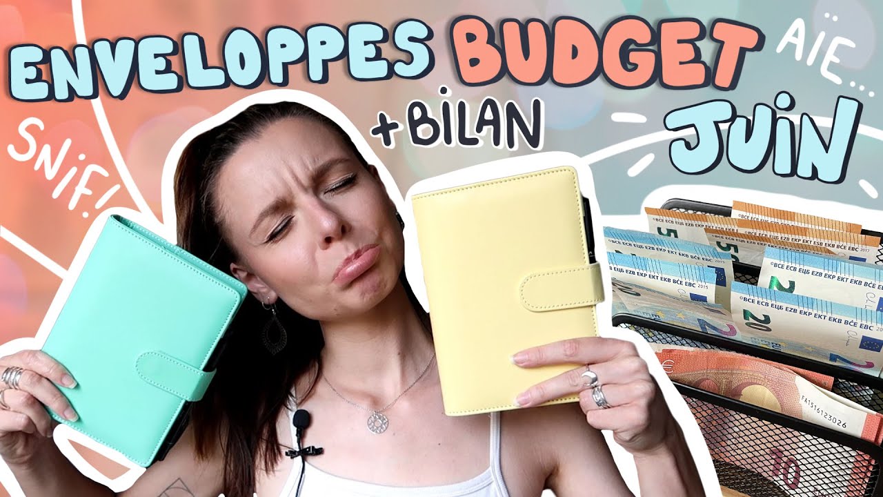 ENVELOPPES BUDGET - Je dois serrer la vis ! Remplissage Juin | suivi budget mensuel cash épargne