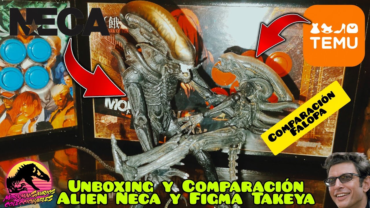 👾Tremendo Versus de Aliens Xenomorfos👽 Neca de la Feria 🆚 Figma Takeya de Temu