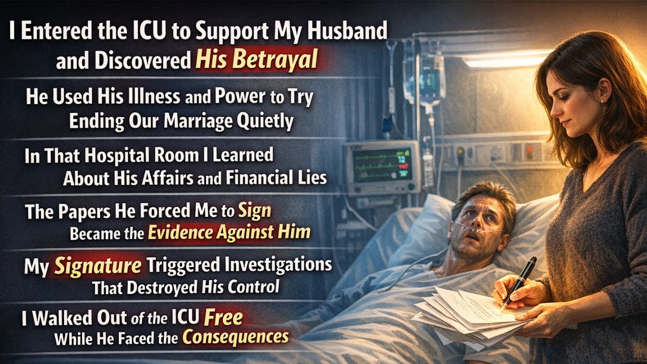 “He Thought the ICU Could End Me… My Signature Destroyed His World”