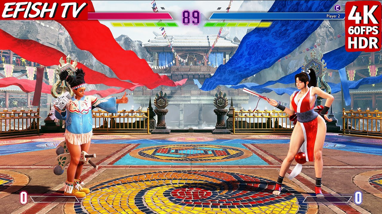 Lily vs Mai Shiranui (Hardest AI) - Street Fighter 6
