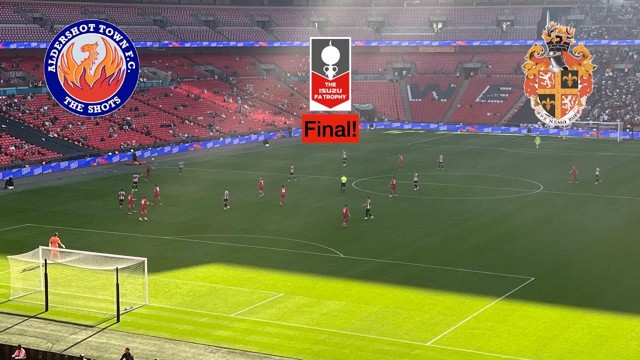 FA Trophy Final!! Aldershot Town V Spennymoor Town