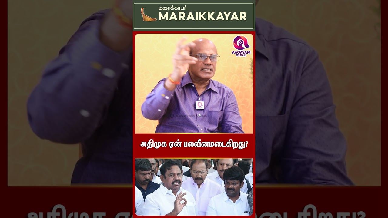 இனி பலம் பெறுமா அதிமுக..? #shorts | DMK vs ADMK | TVK