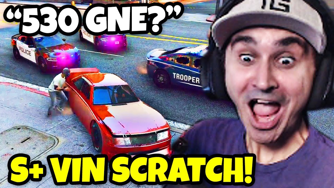 Summit1g GETS WHOLE PD On Him For The MOST EXPENSIVE S+ VIN SCRATCH! | GTA 5 NoPixel RP