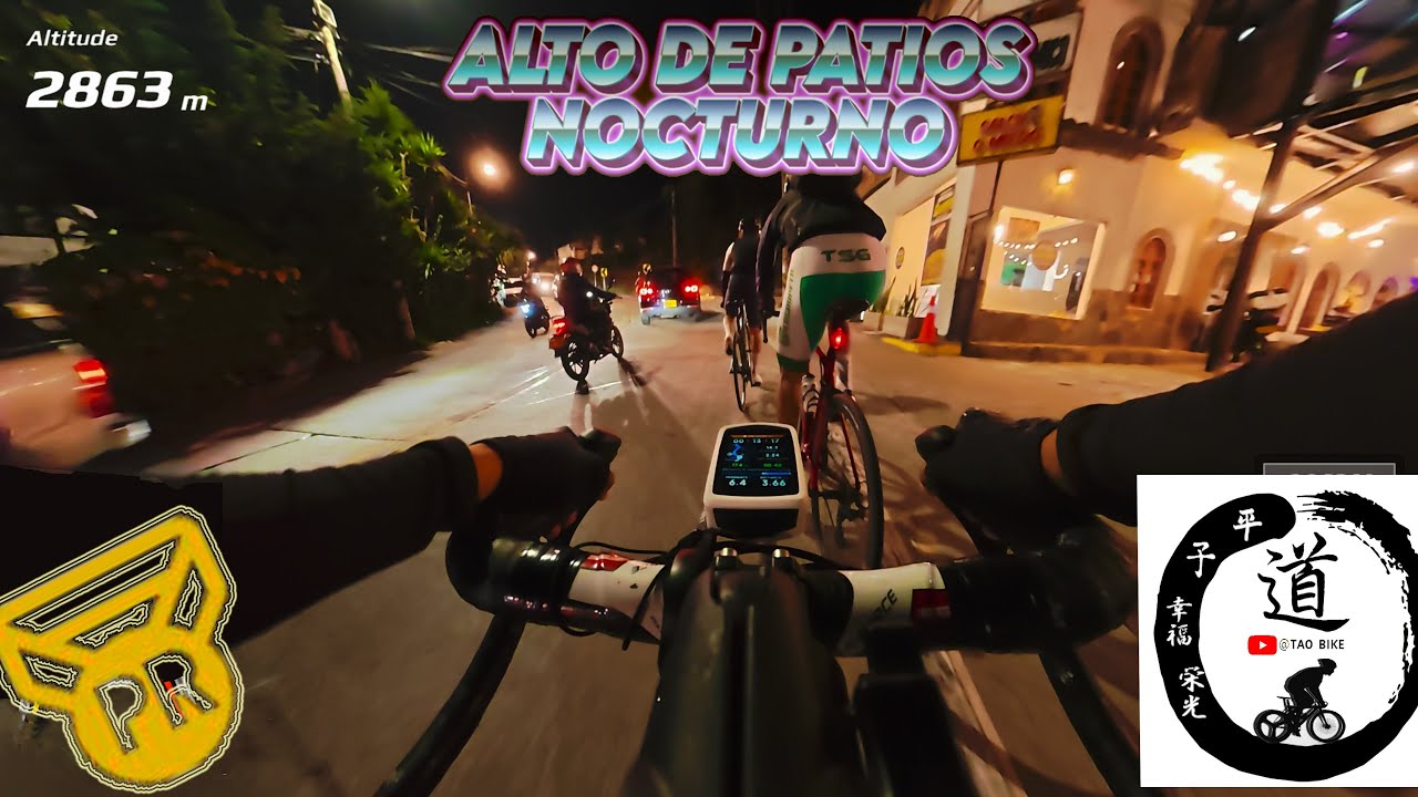 PR EN EL ALTO DE PATIOS  ¿es seguro subir de noche en bicicleta?