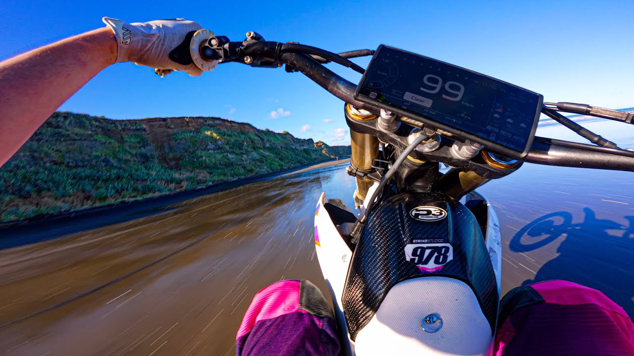 YZ450F | INSANE COASTAL CLIFF RIDE!!! (RAW SOUND) 4K