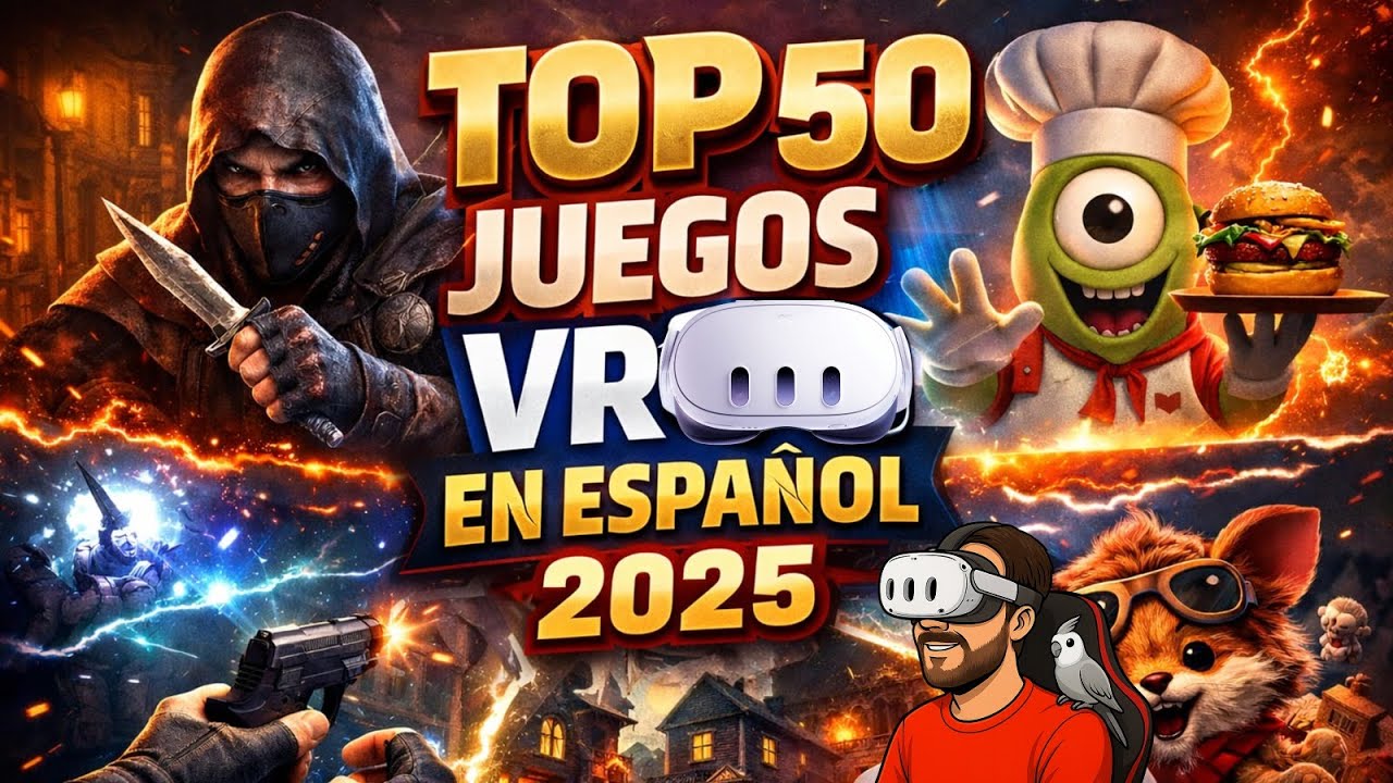 TOP 50 JUEGOS VR en ESPAÑOL de 2025 para Meta Quest | El ranking DEFINITIVO