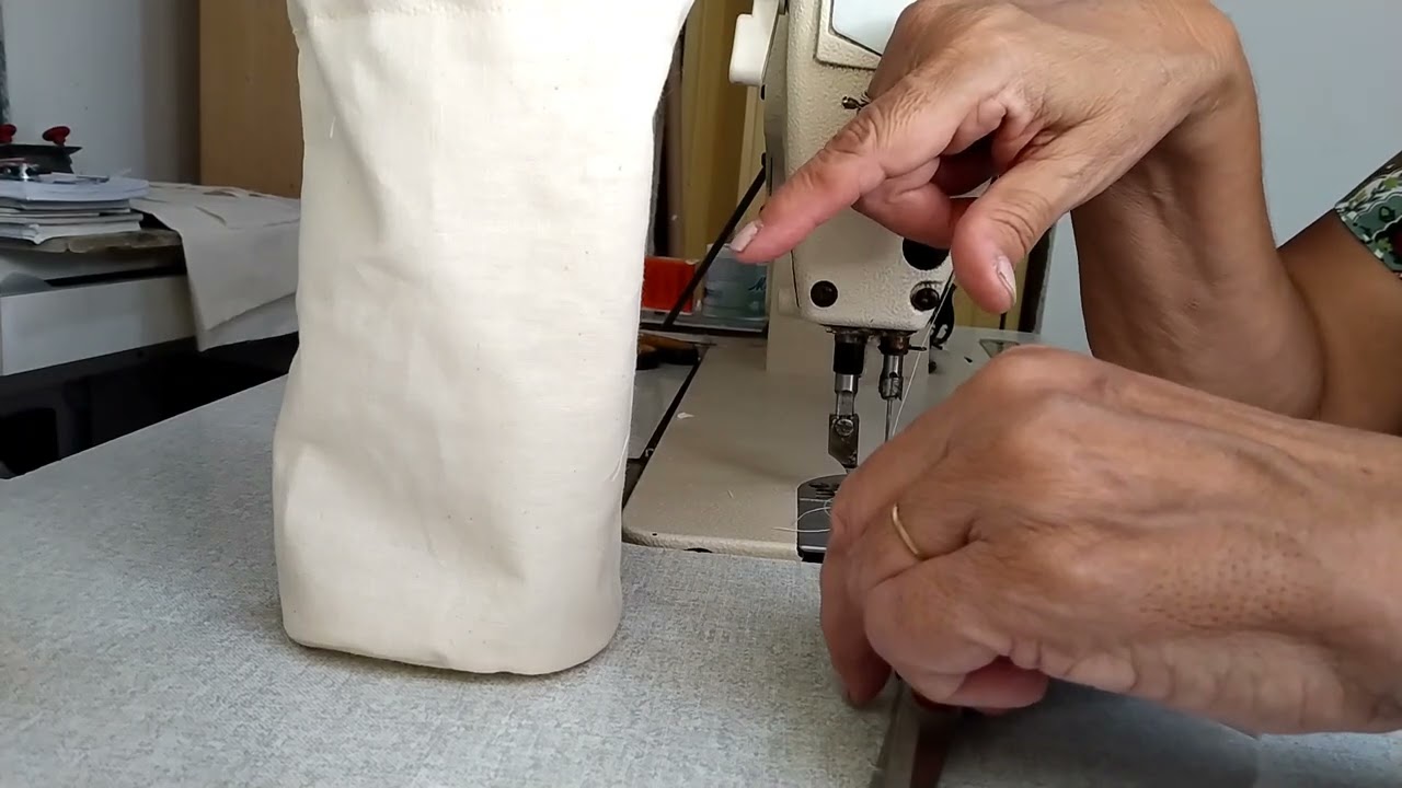 Saquinho de algodão com fundo redondo!!!!