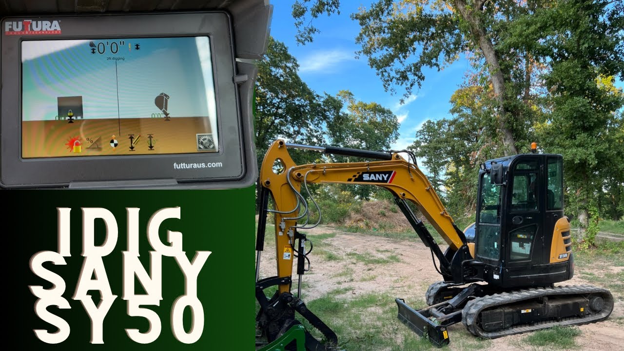Sany SY50 With iDig Software -Brief Overview