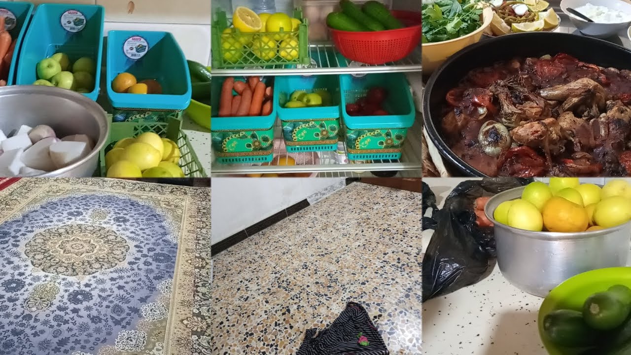 #اقضو_يومي_معي /تعزيل مسواك /تنظيف البيت/غده دجاج شوي