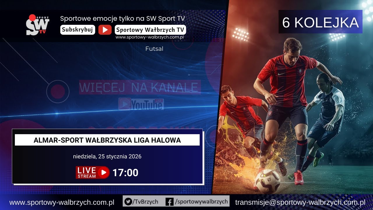 LIVE: Almar-Sport Wałbrzyska Liga Halowa - 6. kolejka