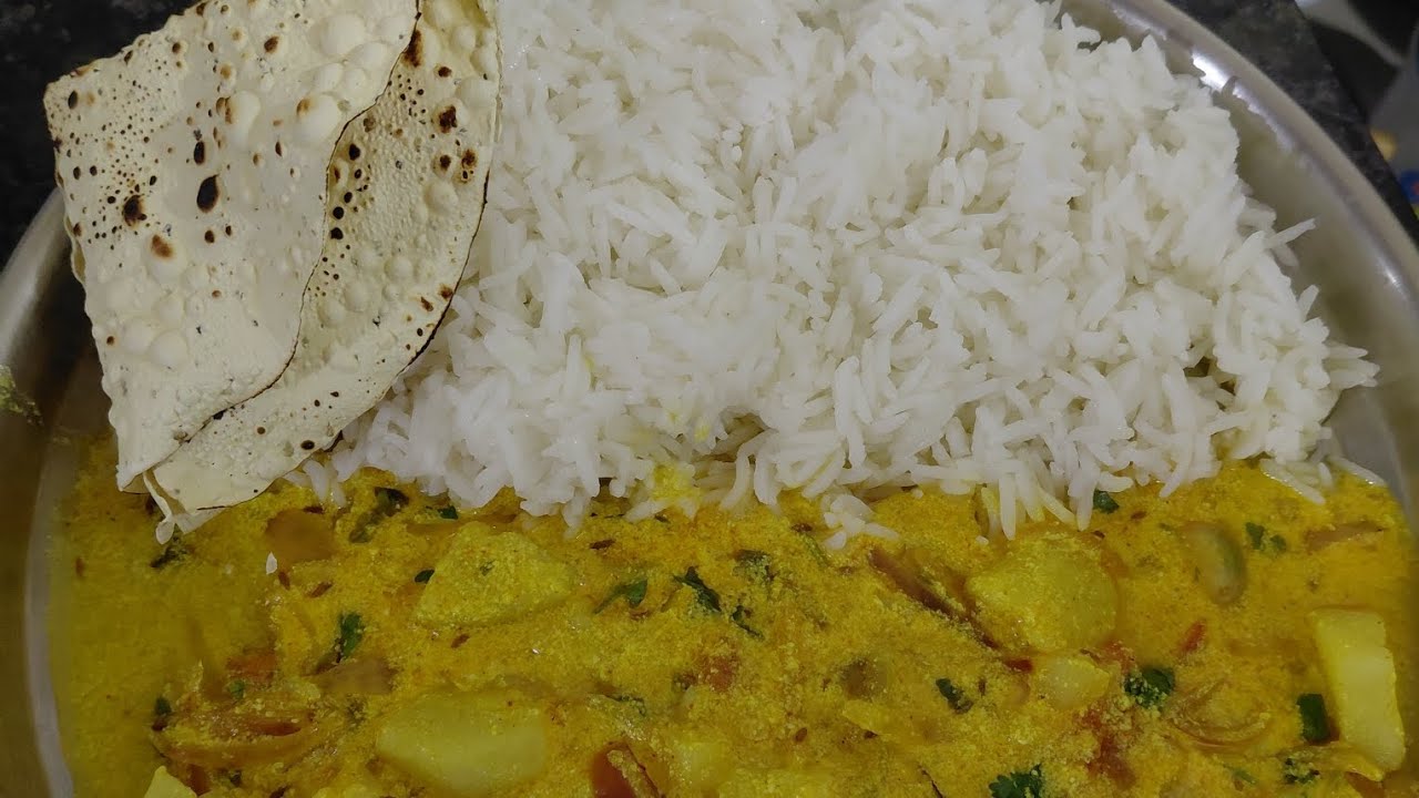 Wife ne hye banya Rise , dahi aloo ,😋