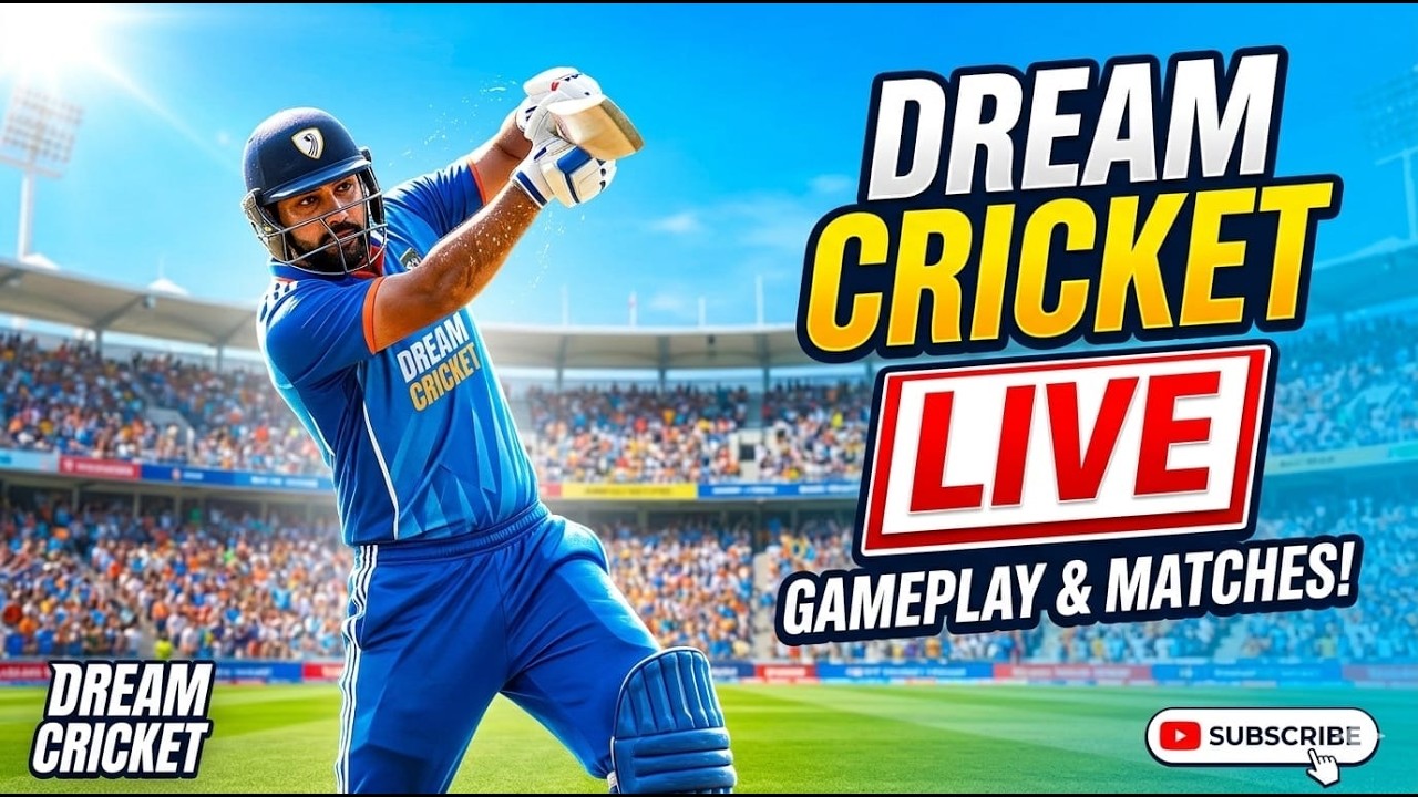 Dream Cricket Gameplay Watch Live Only on Ansari Sports