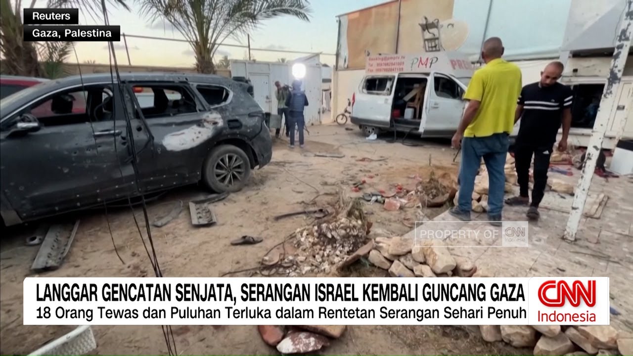 Langgar Gencatan Senjata, Serangan Israel Kembali Guncang Gaza