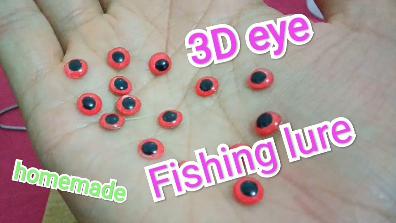 #اجي_نصيدو كيفية صنع عيون ثلاثية الأبعاد How to diy 3D eye epoxy fishing lure on a simple budjet